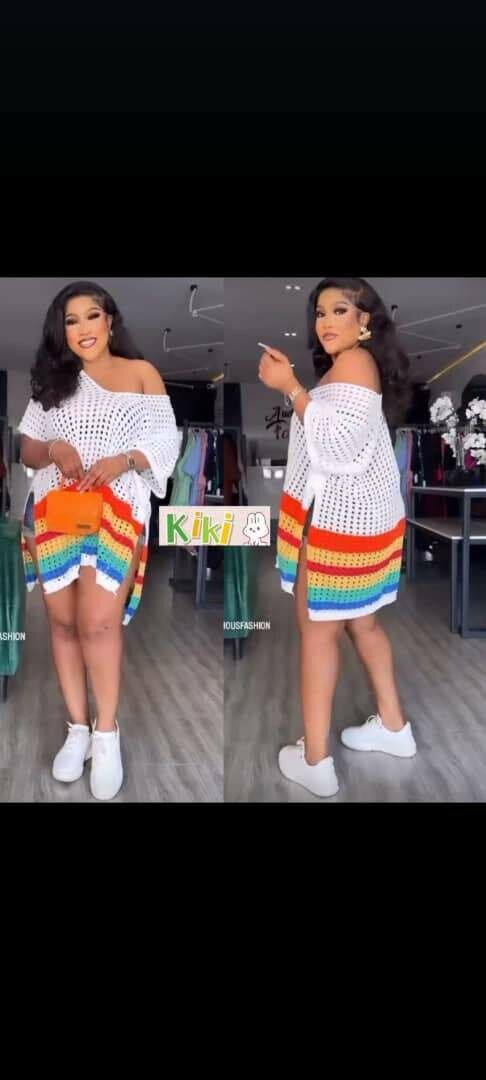 Robe tricotée élegante