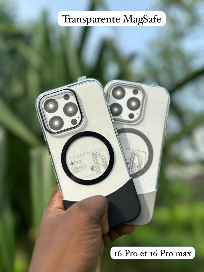 Coque transparente MagSafe iPhone 16