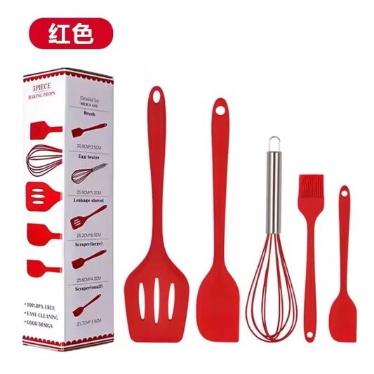Ensemble ustensiles cuisine silicone