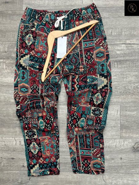 Pantalons imprimés colorés