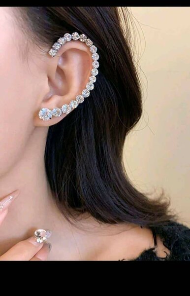 Elegant Crystal Ear Cuffs