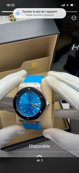 Montre Hublot Bleu Sport