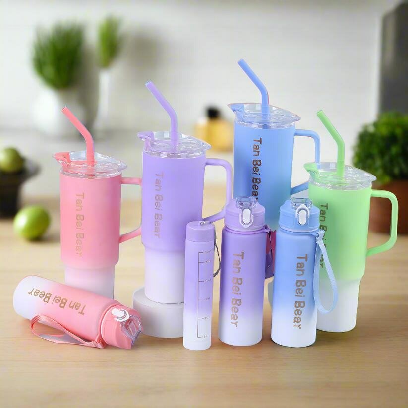 Pack of 3 water bottles best for gym