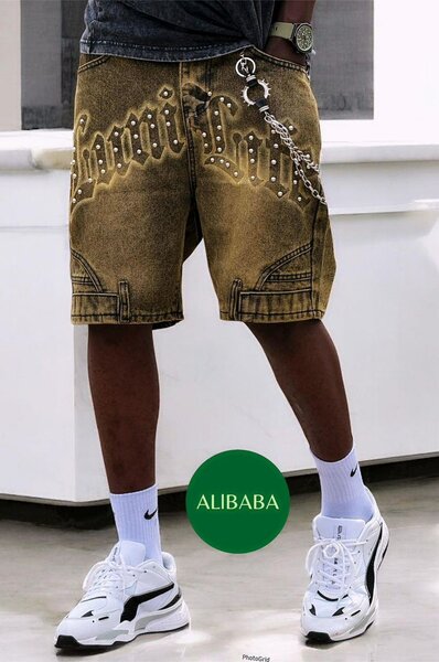 Short en jean streetwear