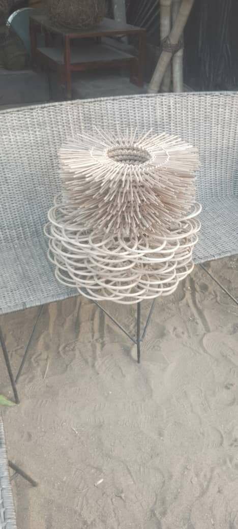 Décoration Ronde en Rotin