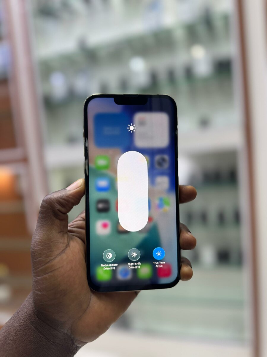 13 pro max 128Go  Message écra