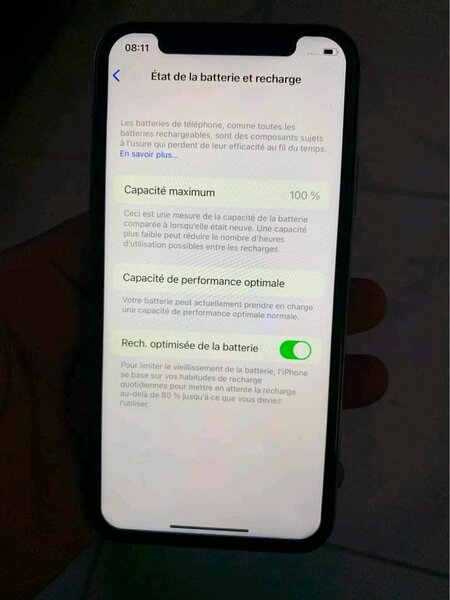iPhone X 64GB Argent