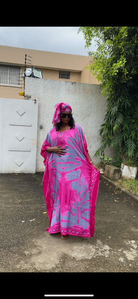 Robe Caftan Femme Colorée