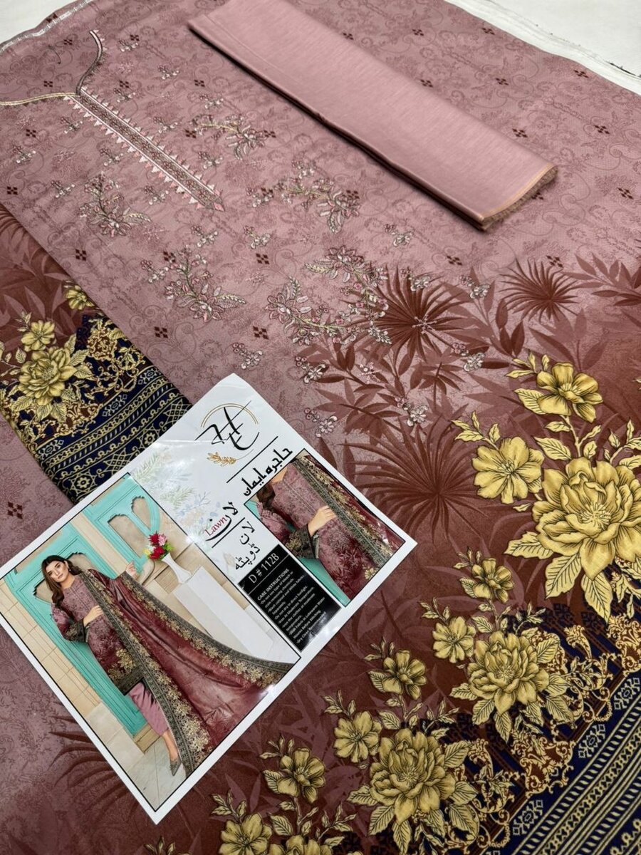 Rijaz Fashion Embroidery Lawn