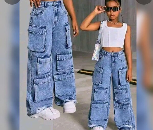 Jean cargo décontracté