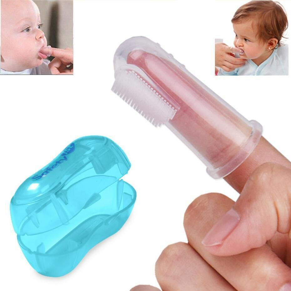 Baby Silicone Finger Toothbrush