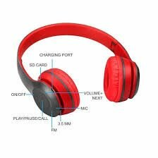 Casque multifonction P47 rouge
