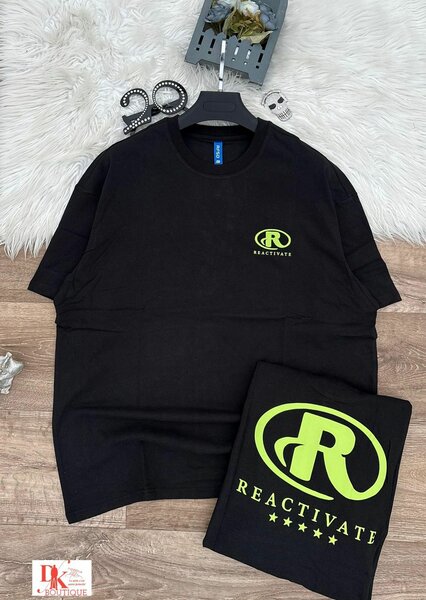 T-shirt noire Reactivate