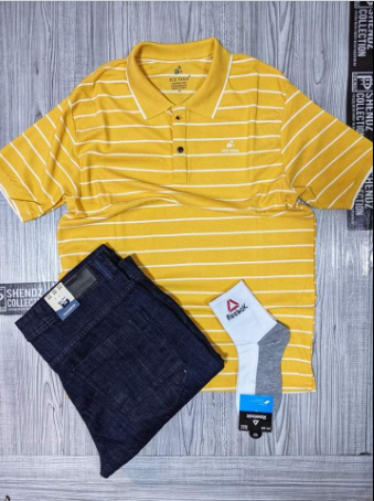 Men's Combo T-shirt, jeans and socks