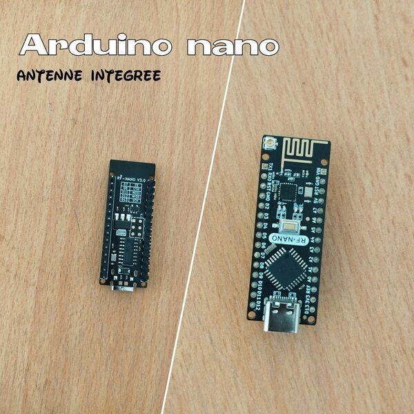 Arduino nano Avec antenne radio intégrée
