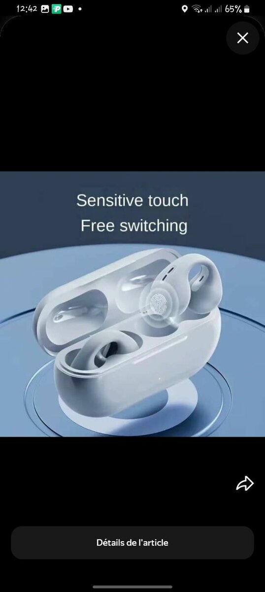 Écouteurs sans fil Bluetooth