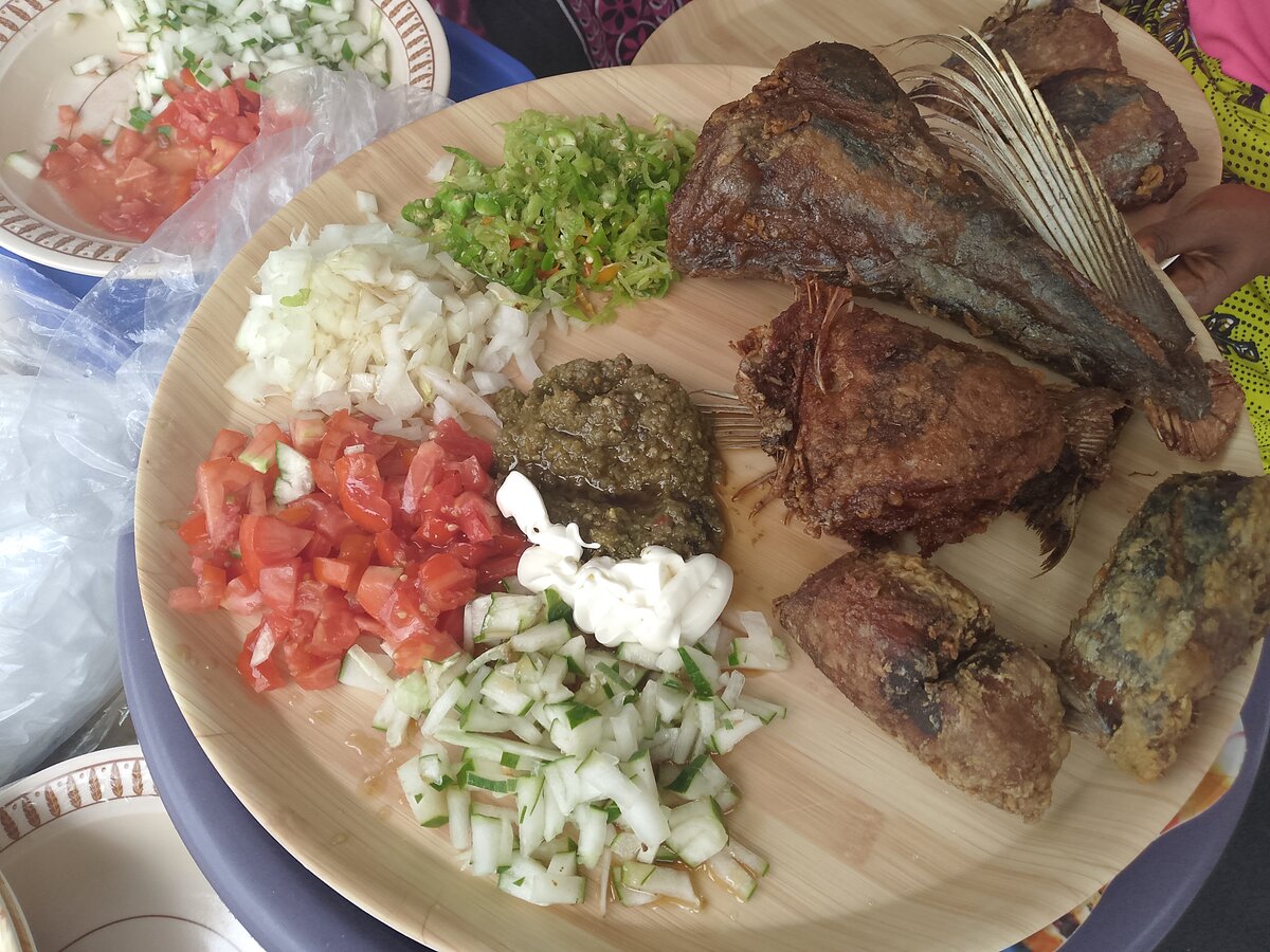 Plat de poisson épicé