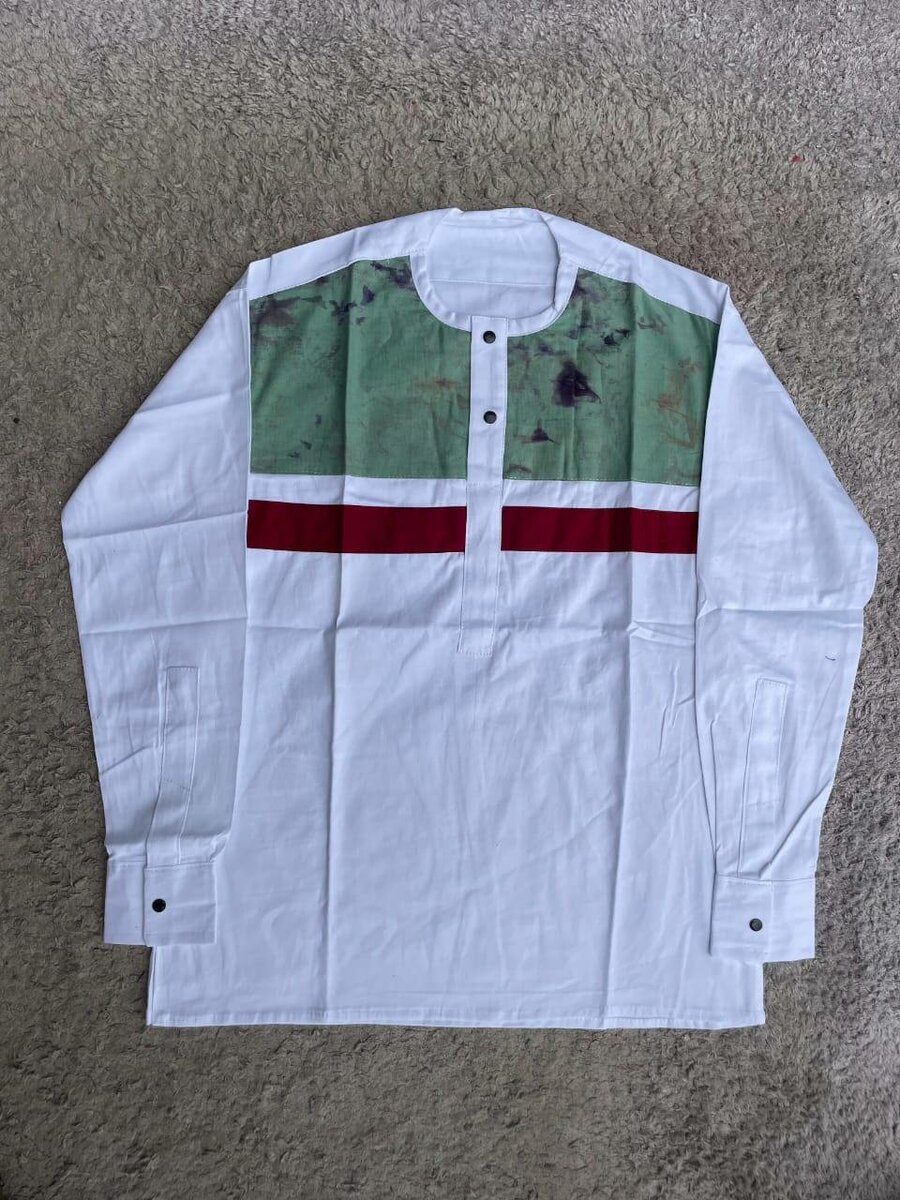 Chemise en coton rayée