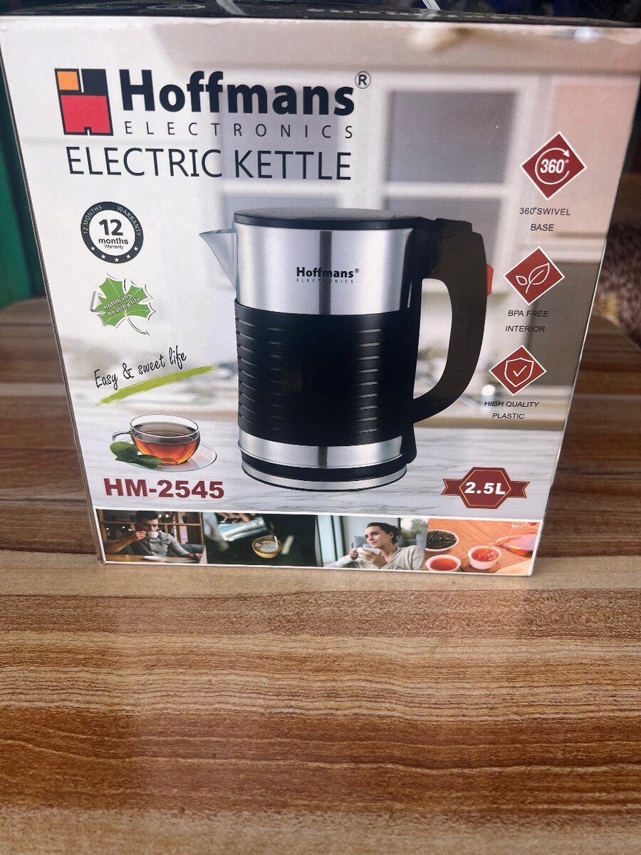 Hoffmans Bouilloire Électrique 2.5L