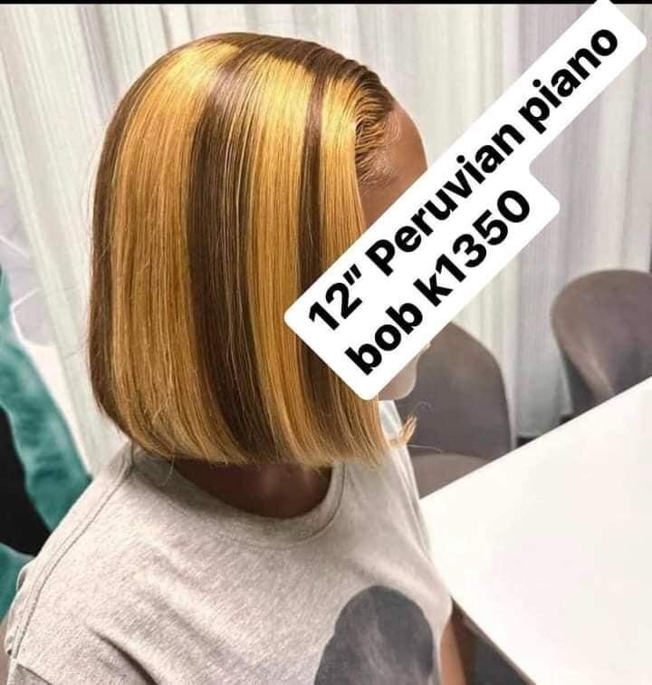 Peruvian piano glueless wig