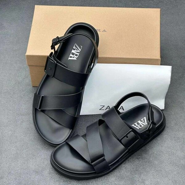 Sandales en cuir Zara