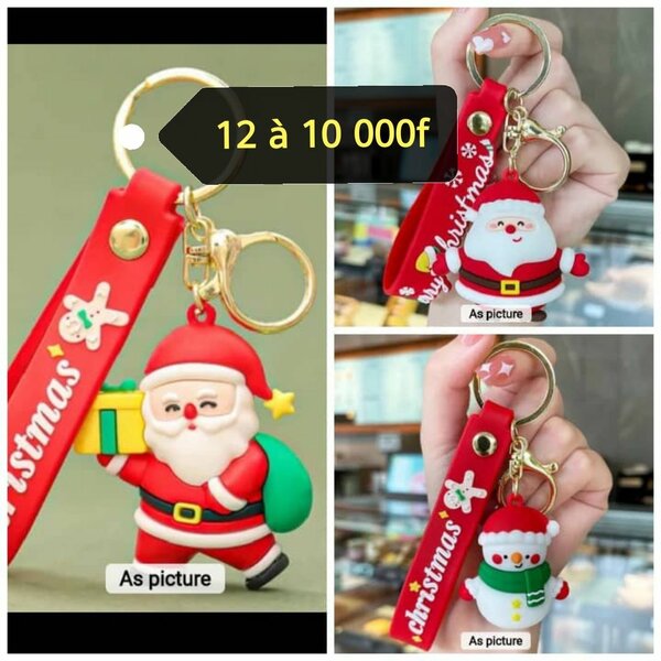 Porte-clés Noël mignon