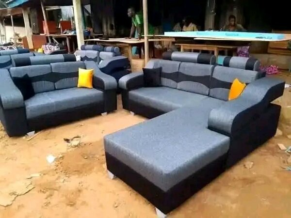 Ensemble canapé d'angle modulable