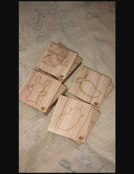 32 Pcs Wooden Drawing Boards