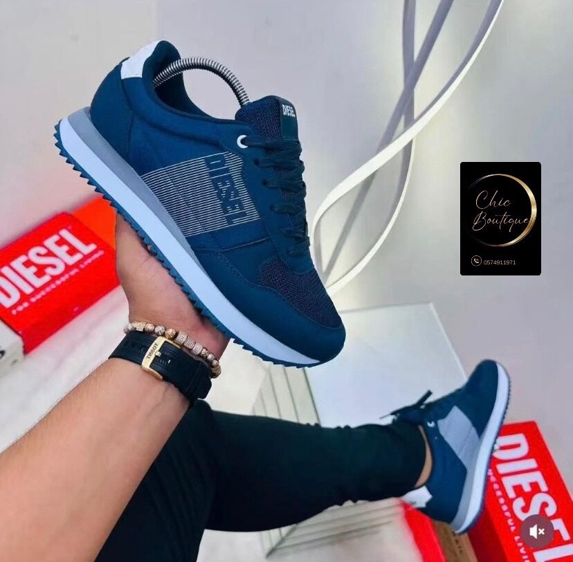 Baskets Diesel Homme Bleu