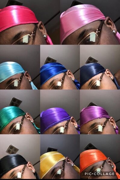 Durag en Soie Multicolore