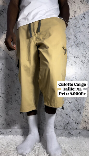 Pantacourt Cargo Beige