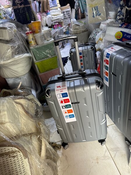 Durable Silver Suitcase