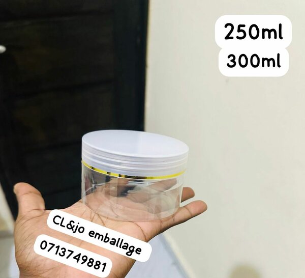 Contenants en plastique élégants