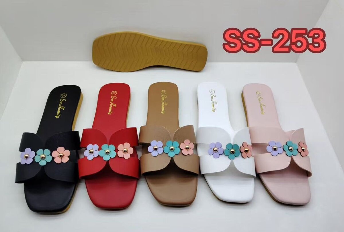 Sandales Femme Fleurs SS-253