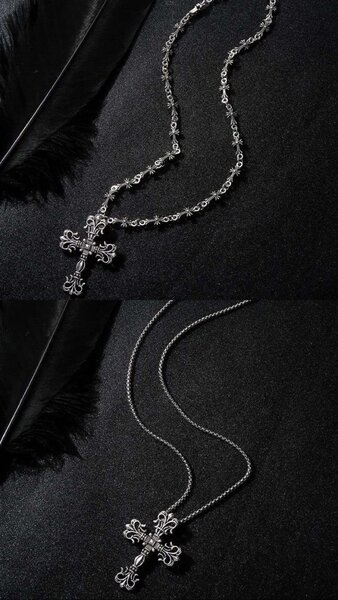 Chrome heart Necklace
