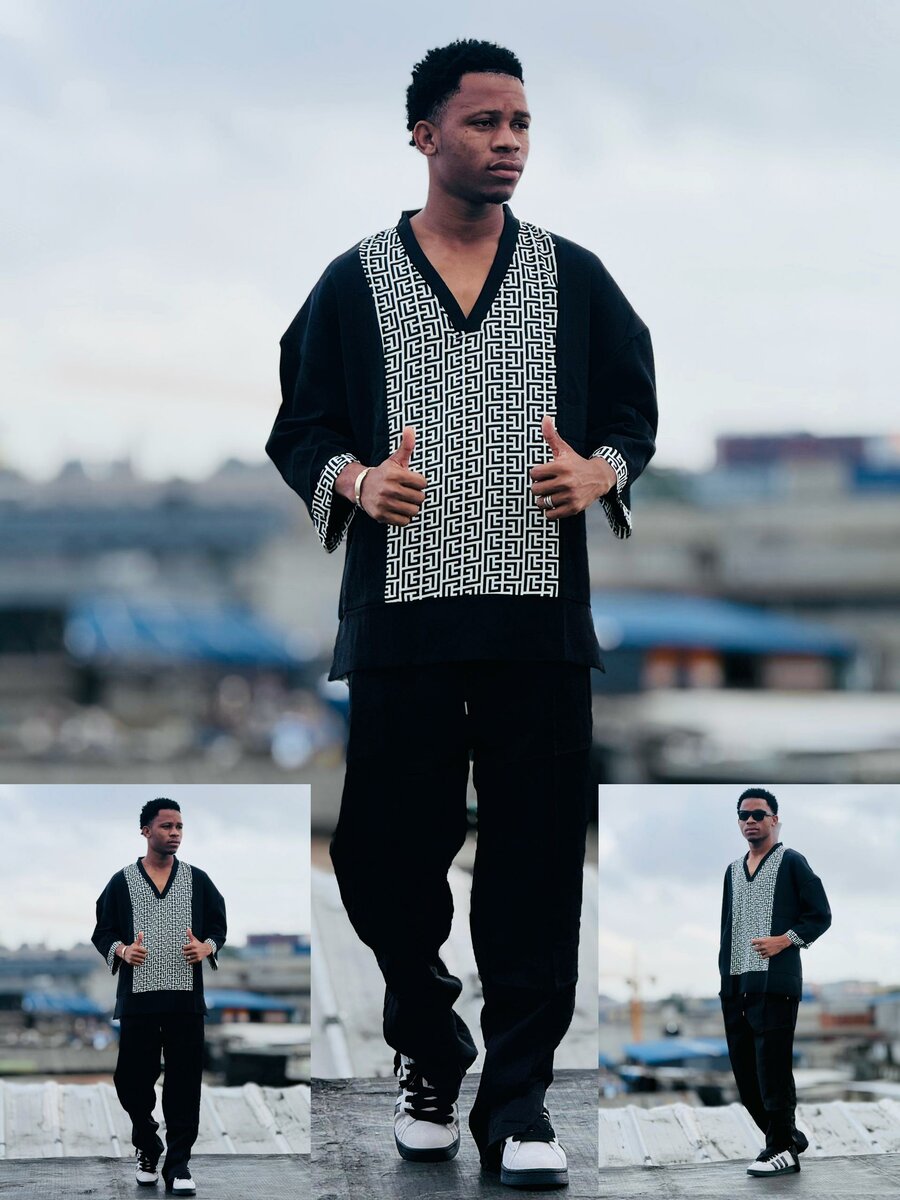 Veste tunique pour hommes