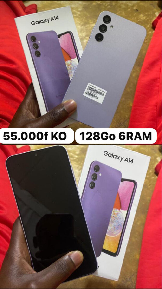 Samsung Galaxy A14 128Go 6RAM