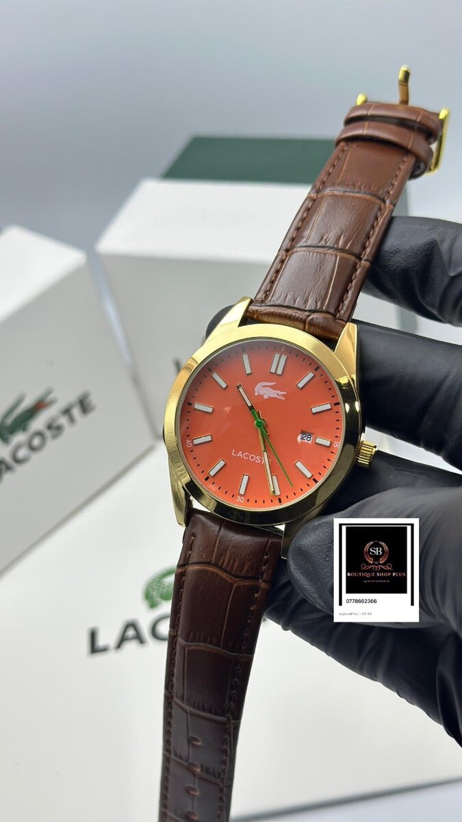 Montre Lacoste Homme Dorée