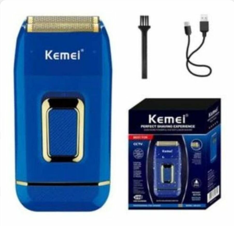 Rasoir Électrique Kemei USB