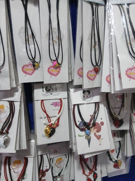 Collier Couple en Cuir Amour