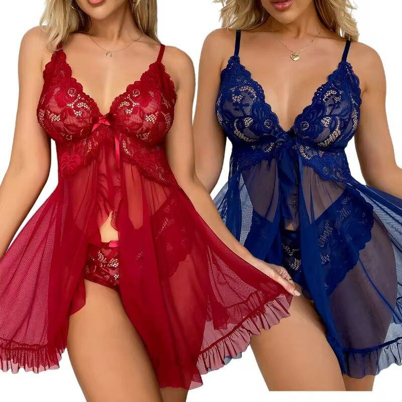 Nuisette en dentelle sexy pour femme