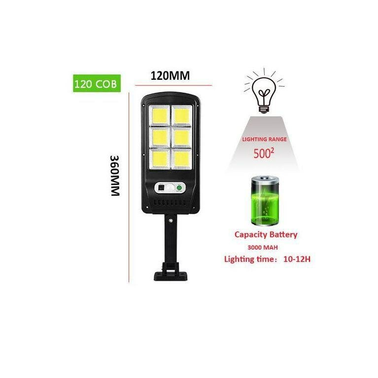 Lampe LED solaire 120 COB