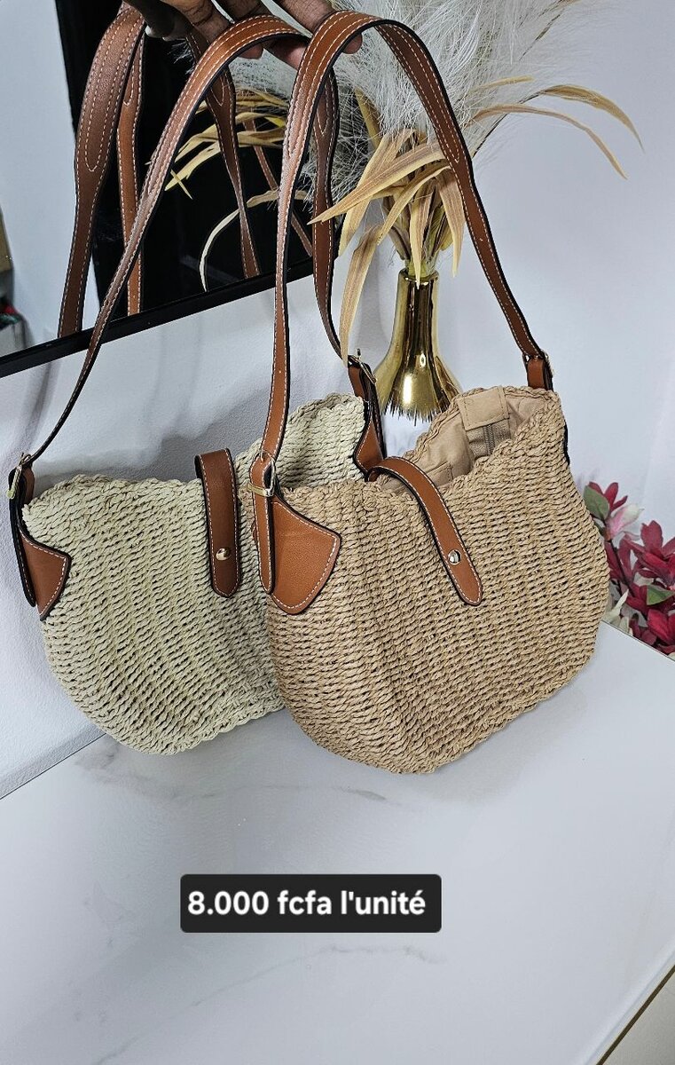 Sac en paille chic femme