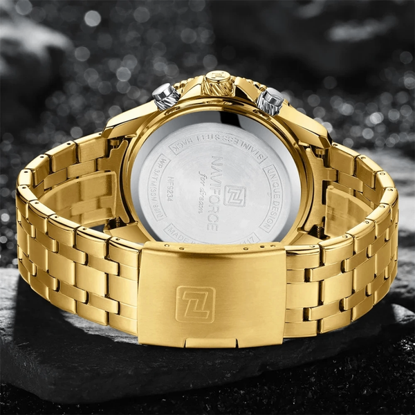 Naviforce Men's Gold Watch