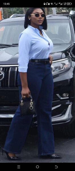 Pantalon femmes évasé élégant