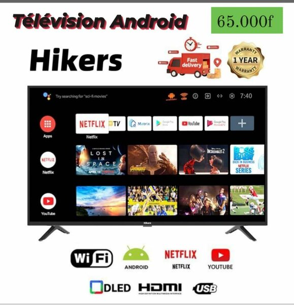 TV Android 42 et 32 pouces