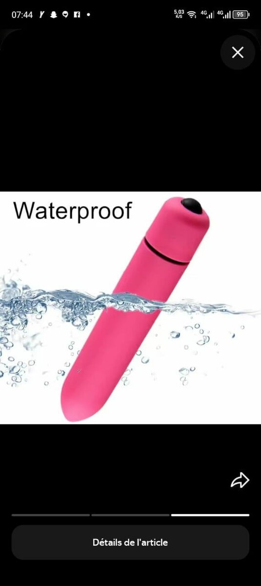 Mini Vibromasseur Étanche