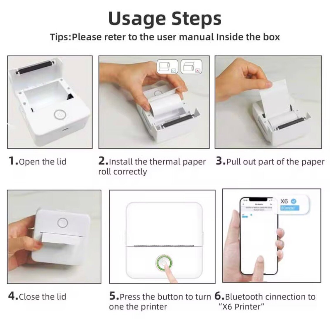 imprimante portable +1 bobine