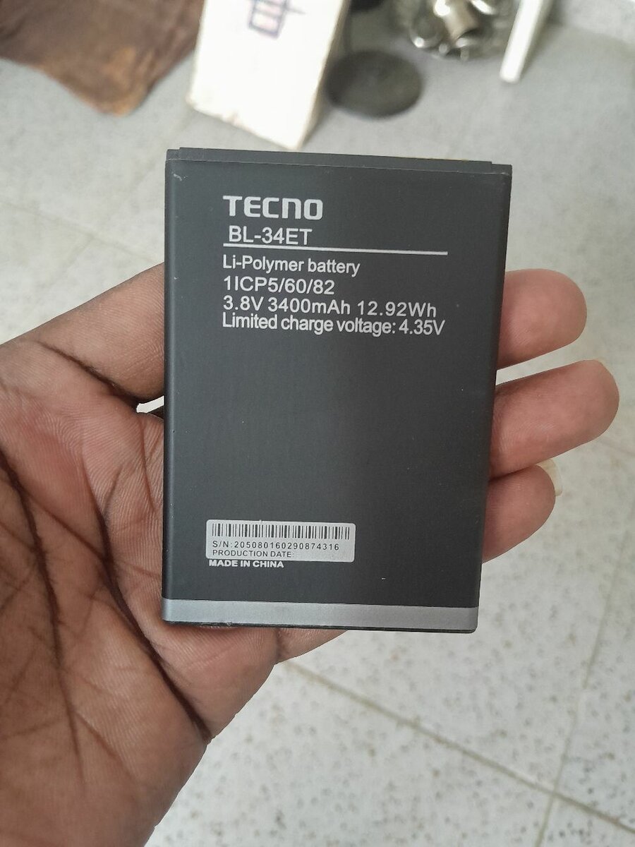 Batterie Li-Po Tecno BL-34ET 3400mAh