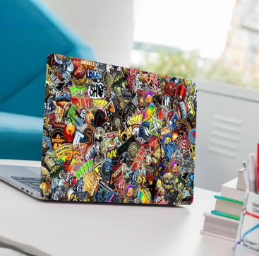 Universal Laptop Back Skin-Laptop Skin Vinyl Sticker Decal, 13 13.3 14.6 15 15.4 15.6 inch Laptop Skin Sticker Cover For All Laptops